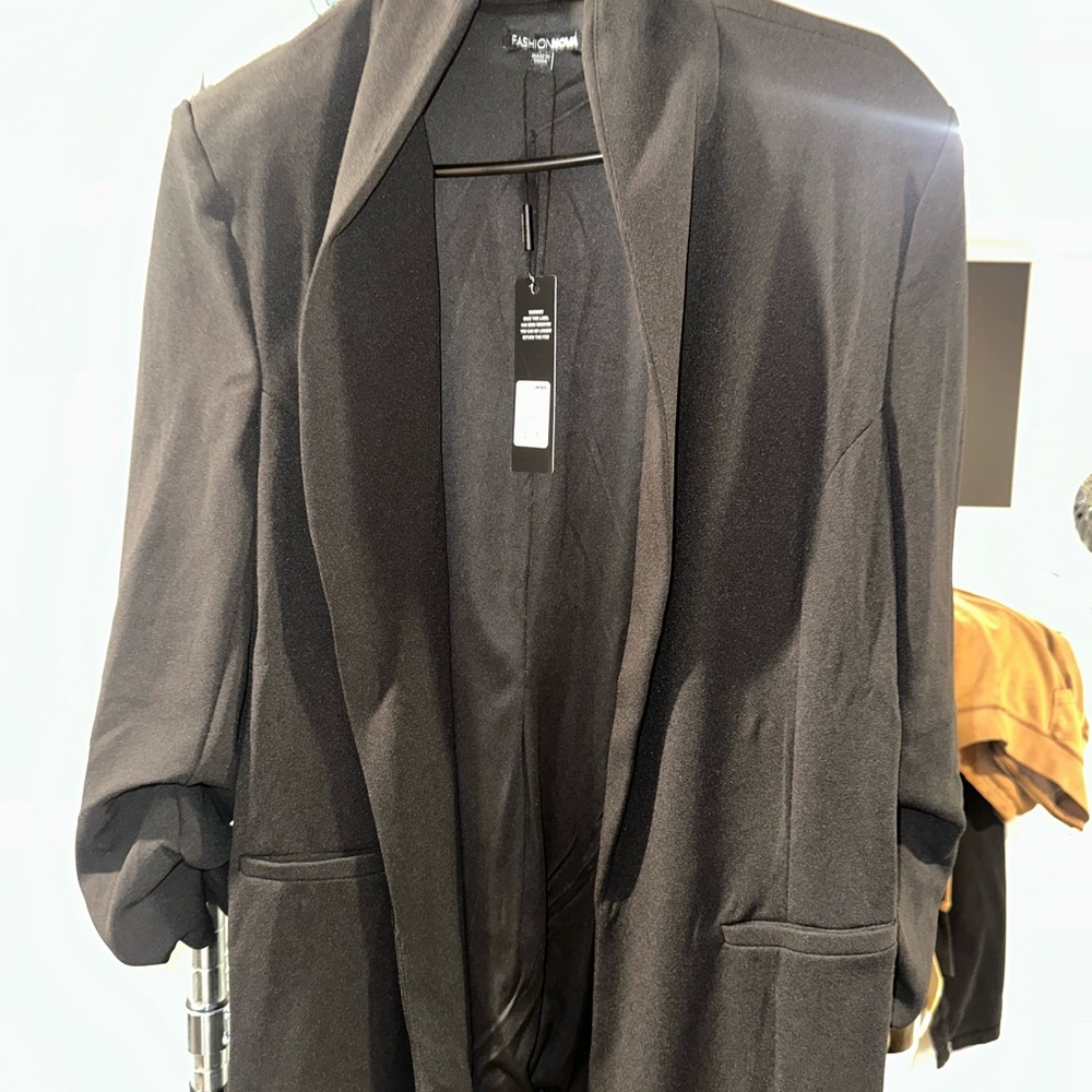 Fashion Nova Black Blazer NWT